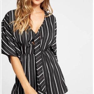 Penelope Tie-Front Romper